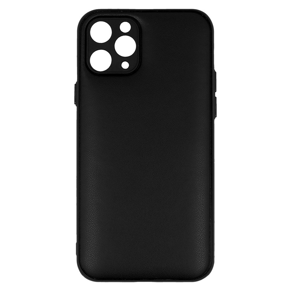 Kryt 3D Leather pro Apple iPhone 11 Pro , design 1 , barva černá