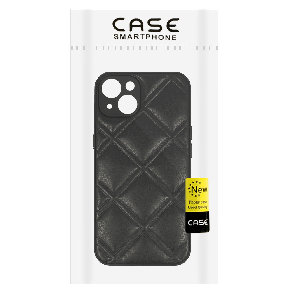 Leather 3D Case do Iphone 13 wzór 3 czarny