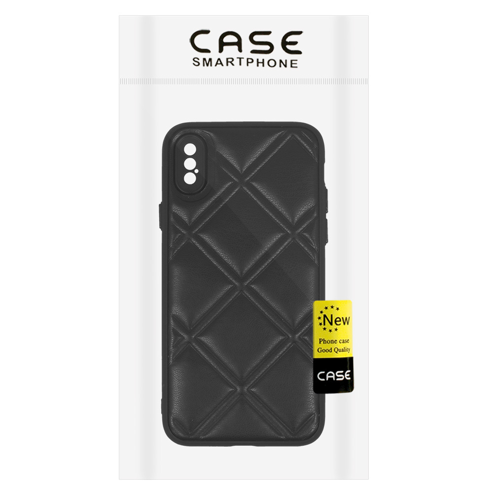 Leather 3D Case do Iphone X/XS wzór 3 czarny