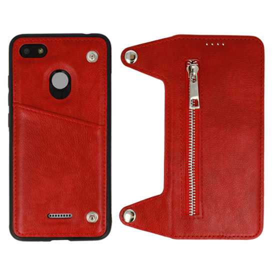 Telone Business ZIP do Iphone XS MAX (6,5") Czerwony