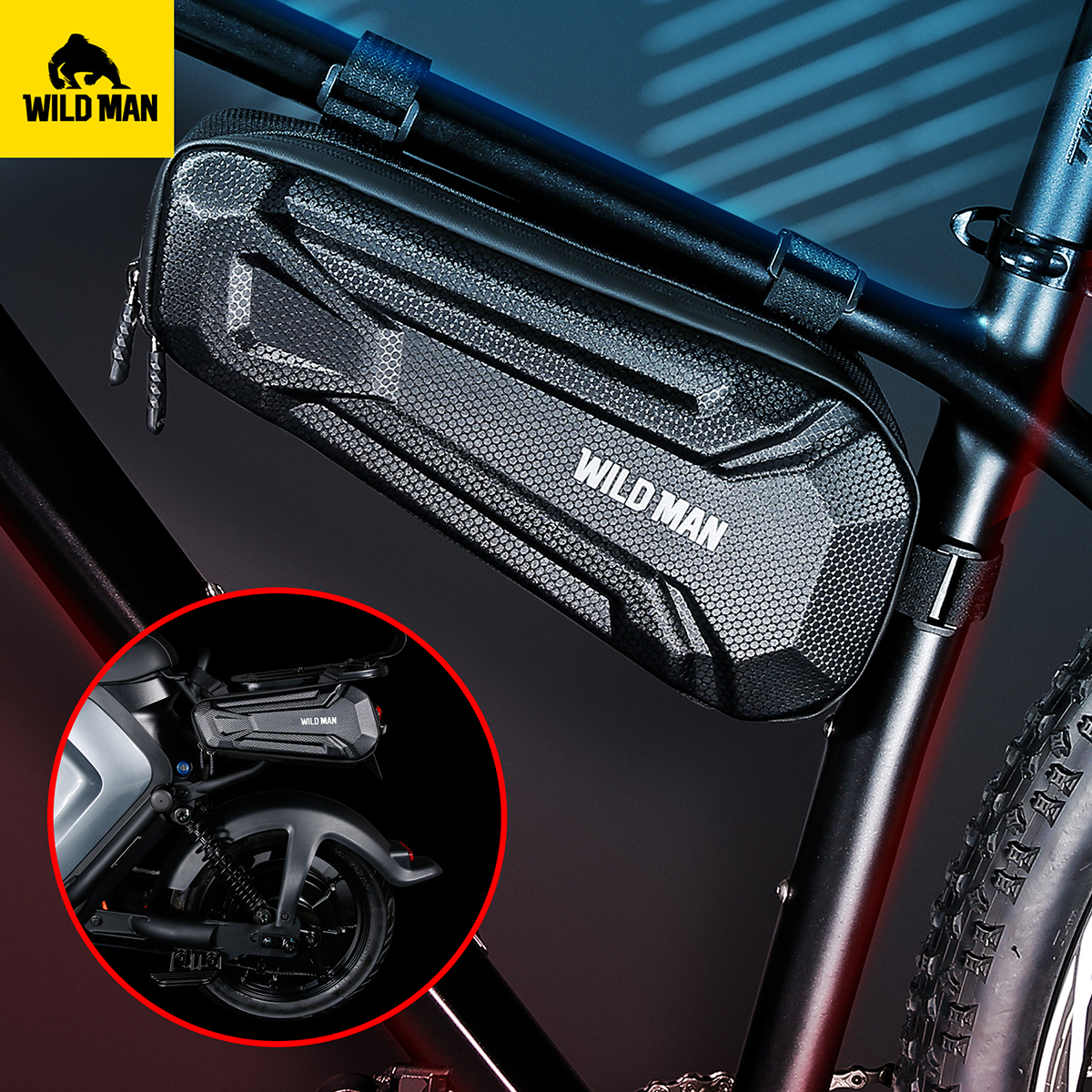 Držák na kolo WILDMAN Cyklistická brašna XT9 voděodolná, objem 1,8L