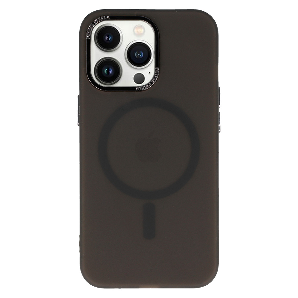 Magnetic Frosted Case do Iphone 13 Pro Max Czarny