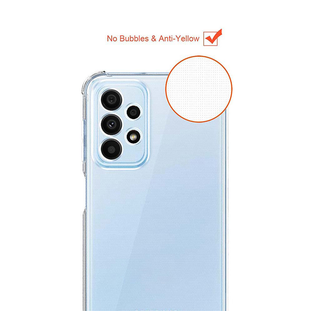 Compatible with Xiaomi Redmi Note 12 4G Case Clear Slim Soft TPU Cover with  Screen Protector (2 Pieces),Transparent Bumper with Reinforced Corners