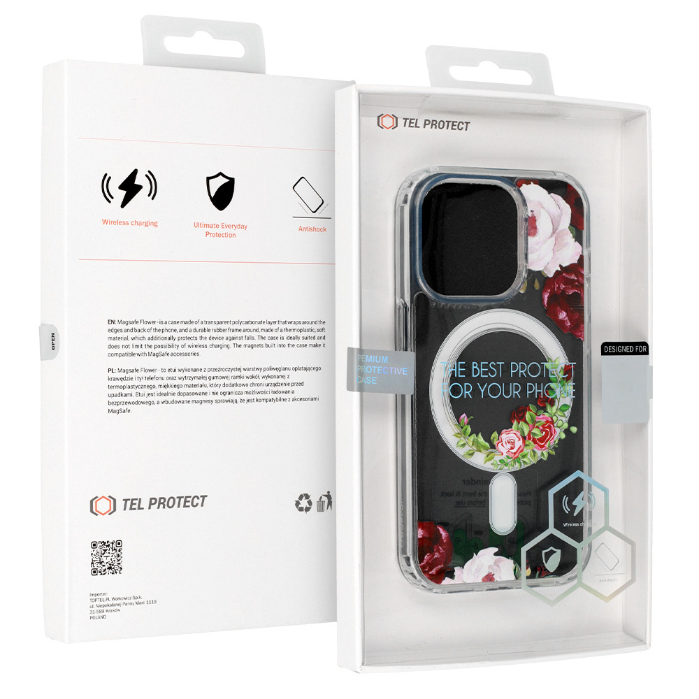 Tel Protect Flower Magsafe do Iphone 12 Pro Max wzór 2