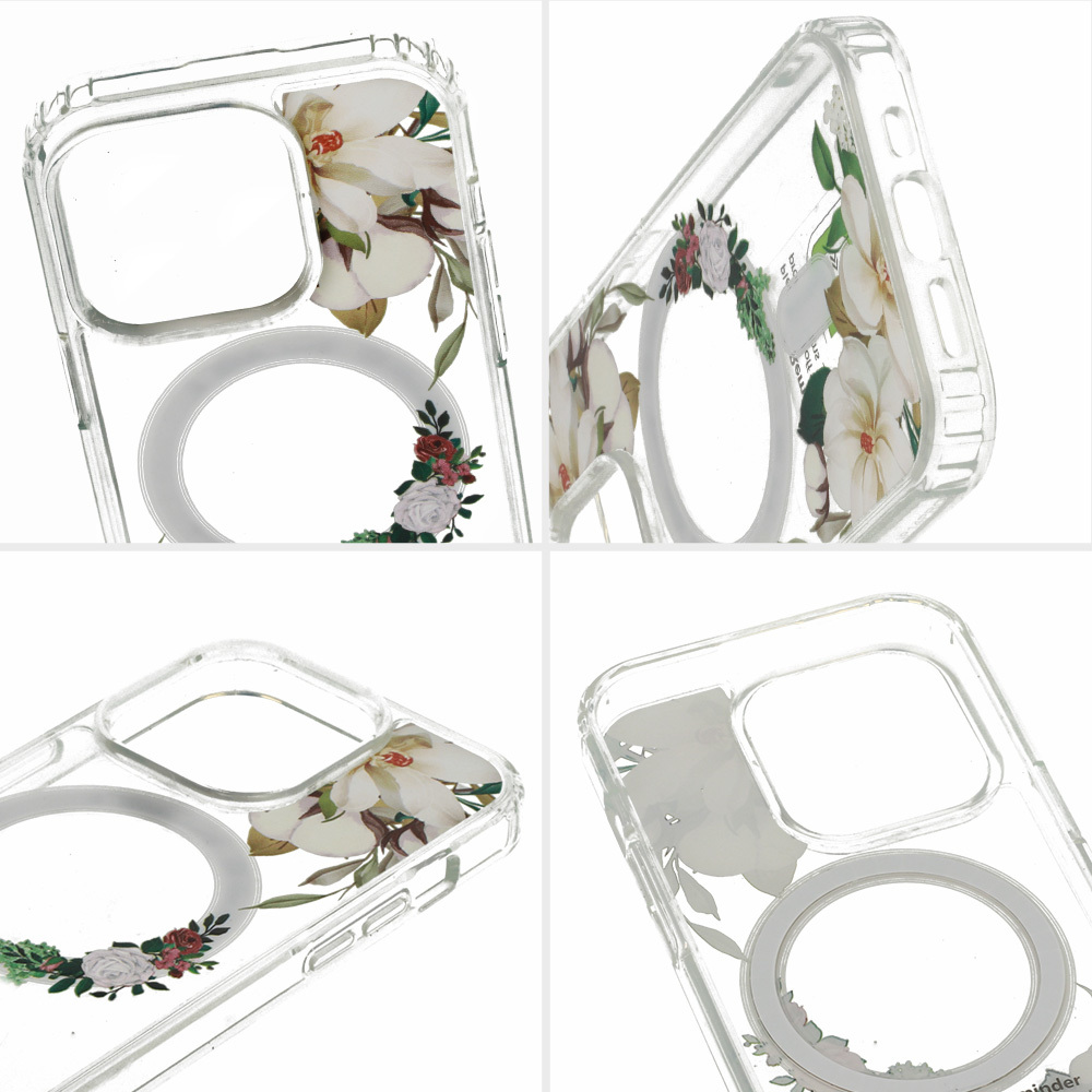 Kryt Flower MagSafe Protect pro Apple iPhone 13 , design 3