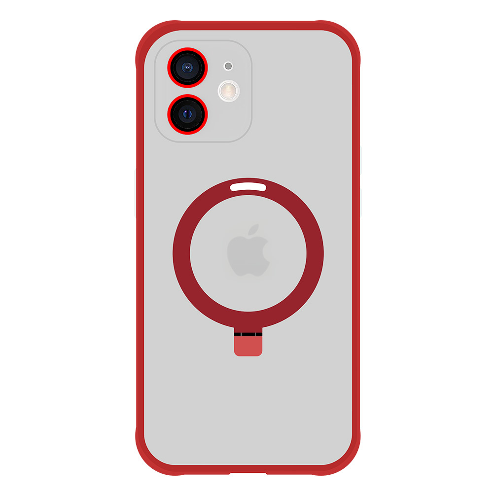Kryt Magical MagSafe pro Apple iPhone 12 , barva červená