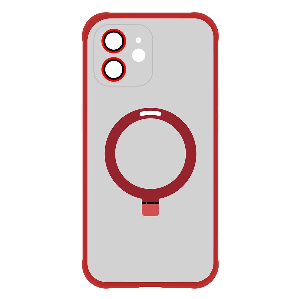 Kryt Magical MagSafe pro Apple iPhone 12 , barva červená