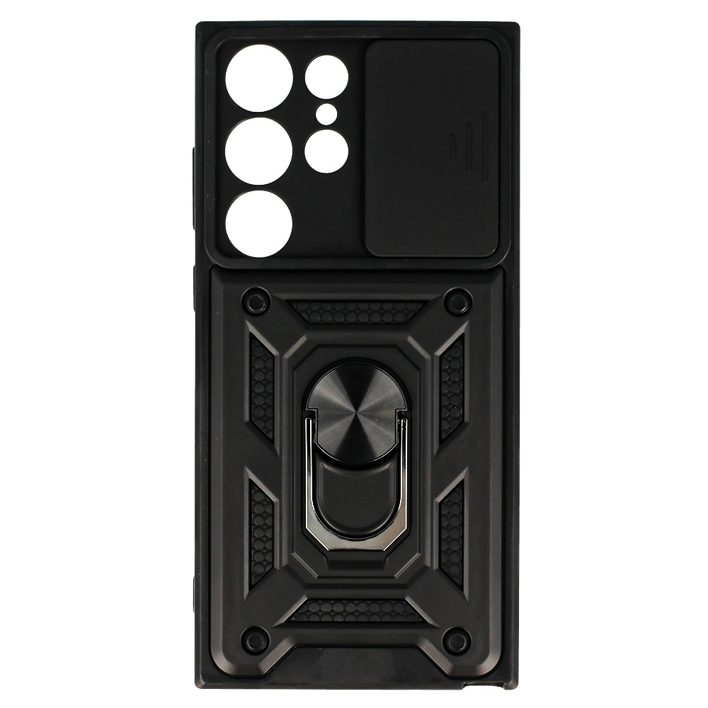 Slide Camera Armor Case do Samsung Galaxy S23 Ultra Czarny