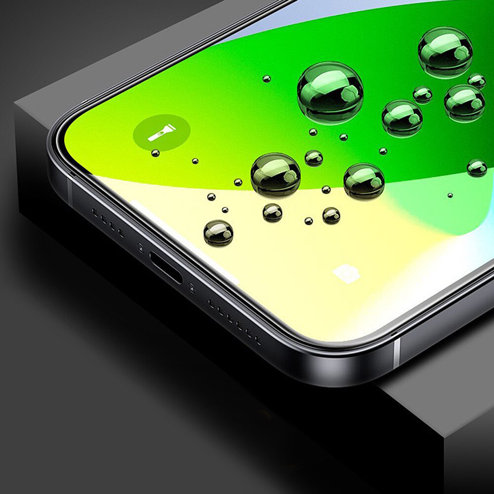Hartowane szkło HARD CERAMIC do IPHONE 15 CZARNE