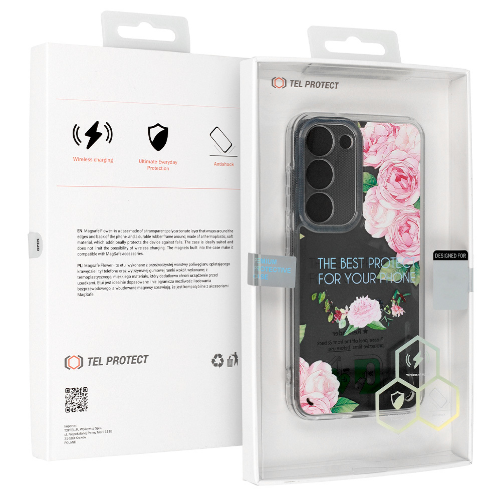 Kryt Flower Protect pro Samsung Galaxy A14 4G/5G , design 1