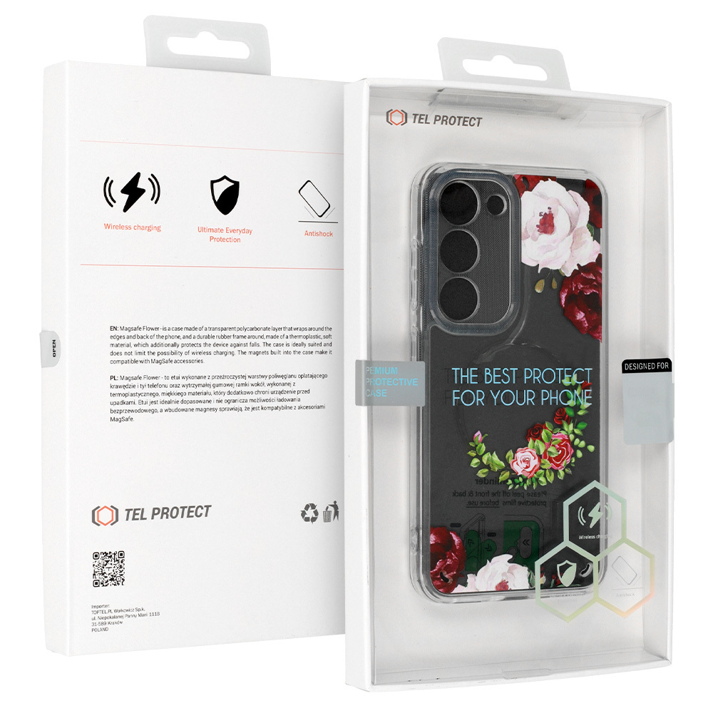 Kryt Flower Protect pro Samsung Galaxy S23 FE , design 2