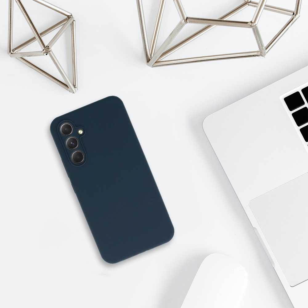 Kryt Silicone Premium pro Samsung Galaxy A24 4G , barva modrá