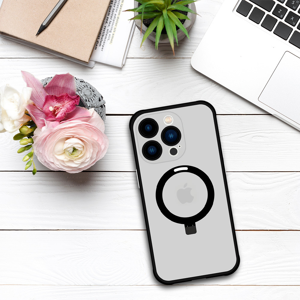 Kryt Magical MagSafe pro Apple iPhone 15 Plus , barva černá