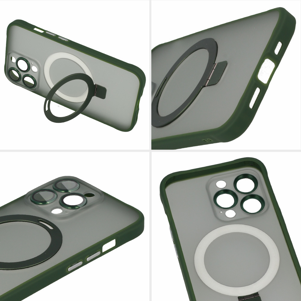 Kryt Magical MagSafe pro Apple iPhone 15 , barva zelená