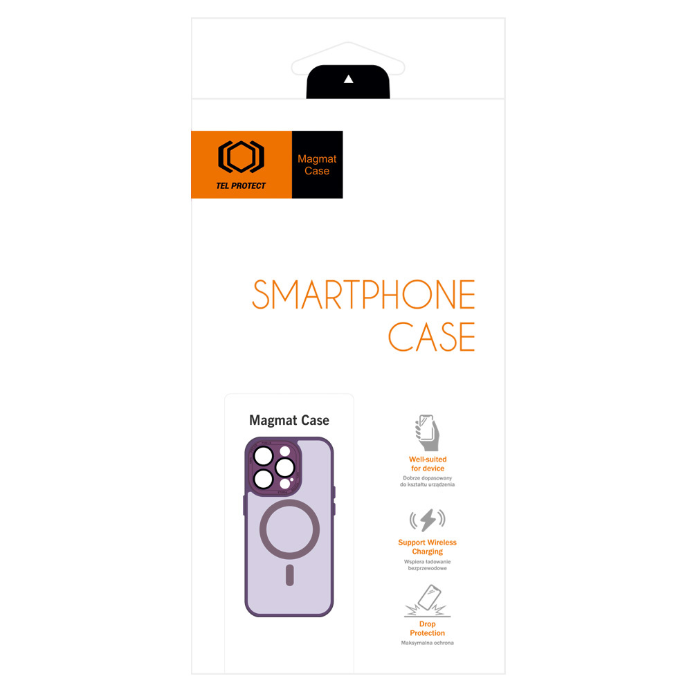 Tel Protect Magmat Case do Iphone 15 Fioletowy