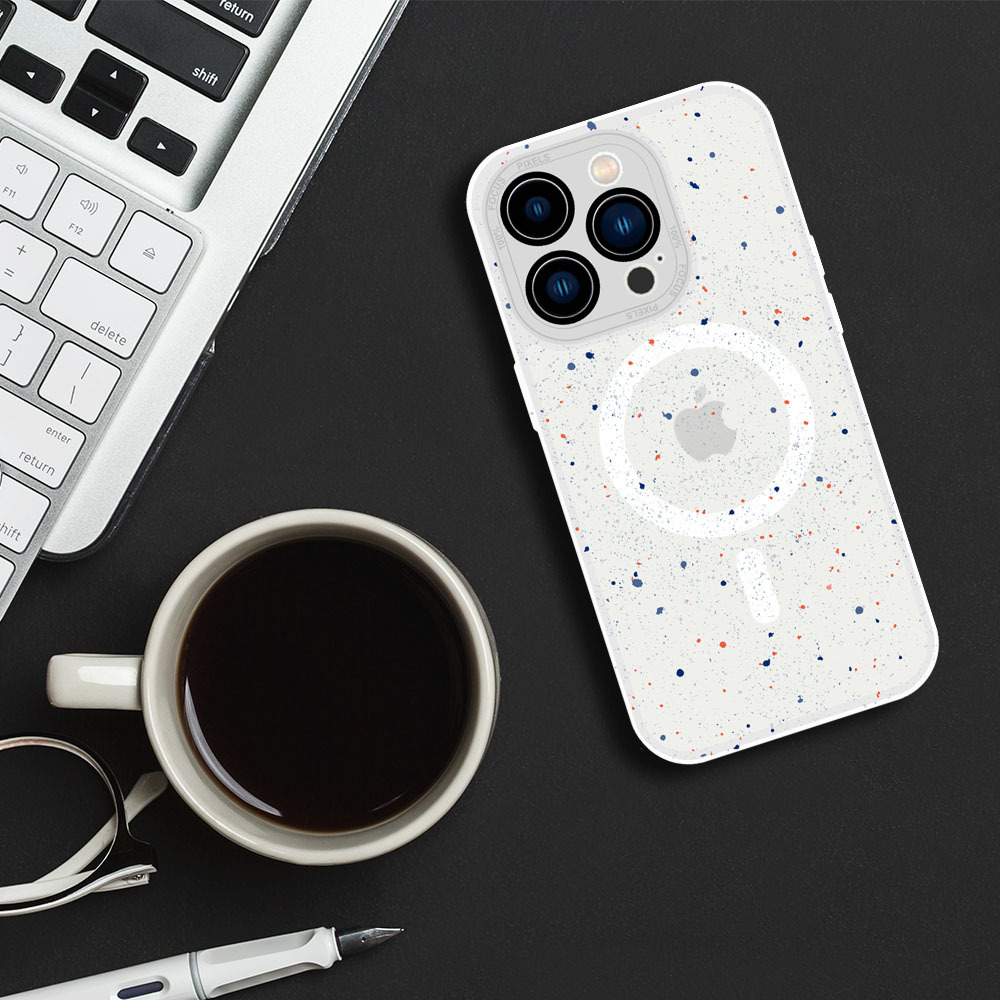 Tel Protect Magnetic Splash Frosted Case do Iphone 15 Biały