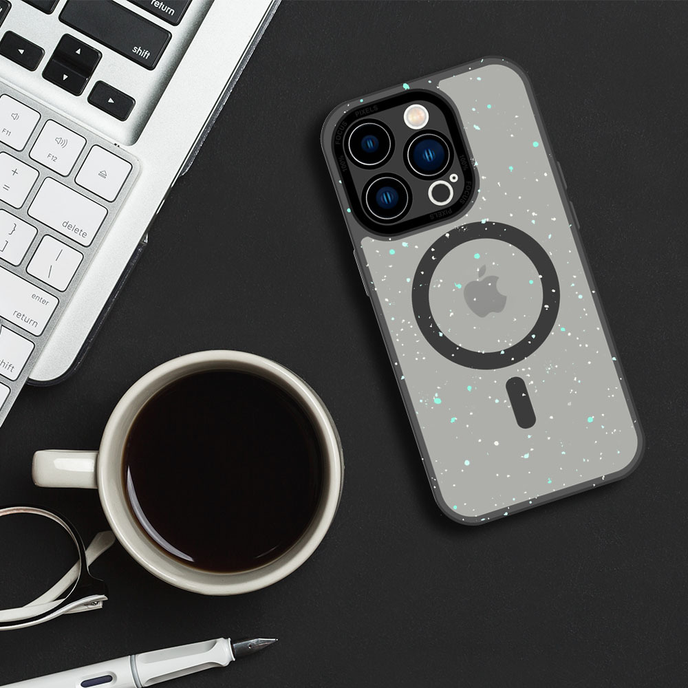 Tel Protect Magnetic Splash Frosted Case do Iphone 15 Plus Czarny