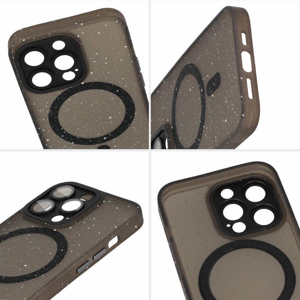 Tel Protect Magnetic Splash Frosted Case do Iphone 15 Plus Czarny