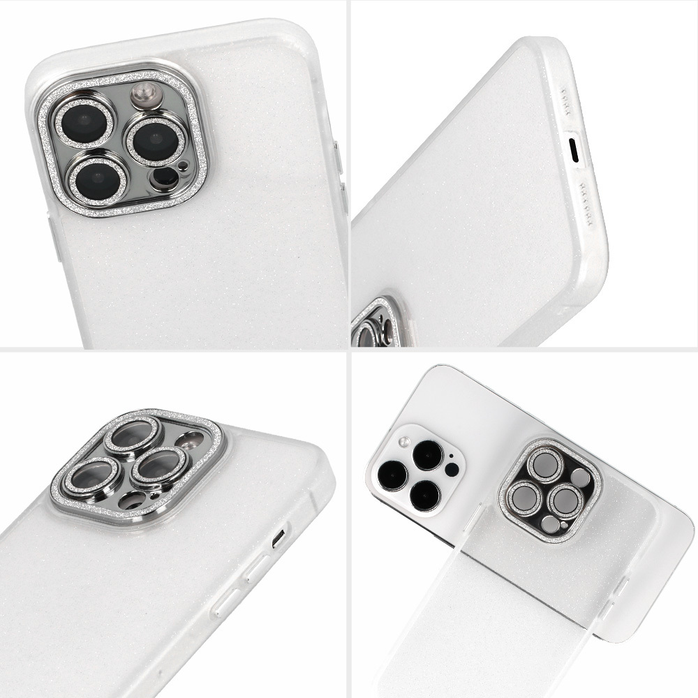 Liquid Glitter Camera Case do Iphone 11 przezroczysty