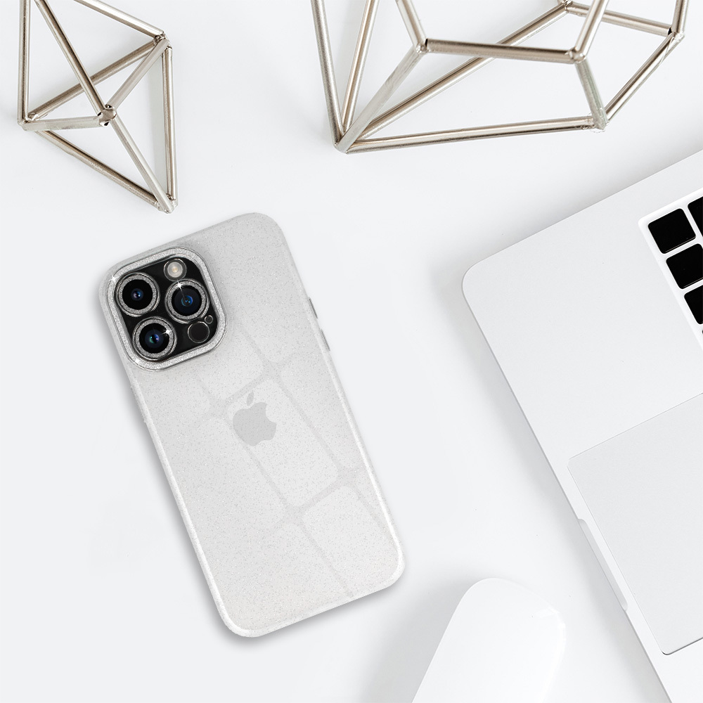 Liquid Glitter Camera Case do Iphone 11 przezroczysty