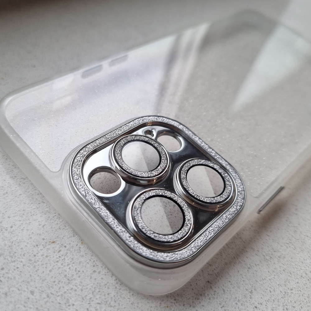 Liquid Glitter Camera Case do Iphone 11 przezroczysty