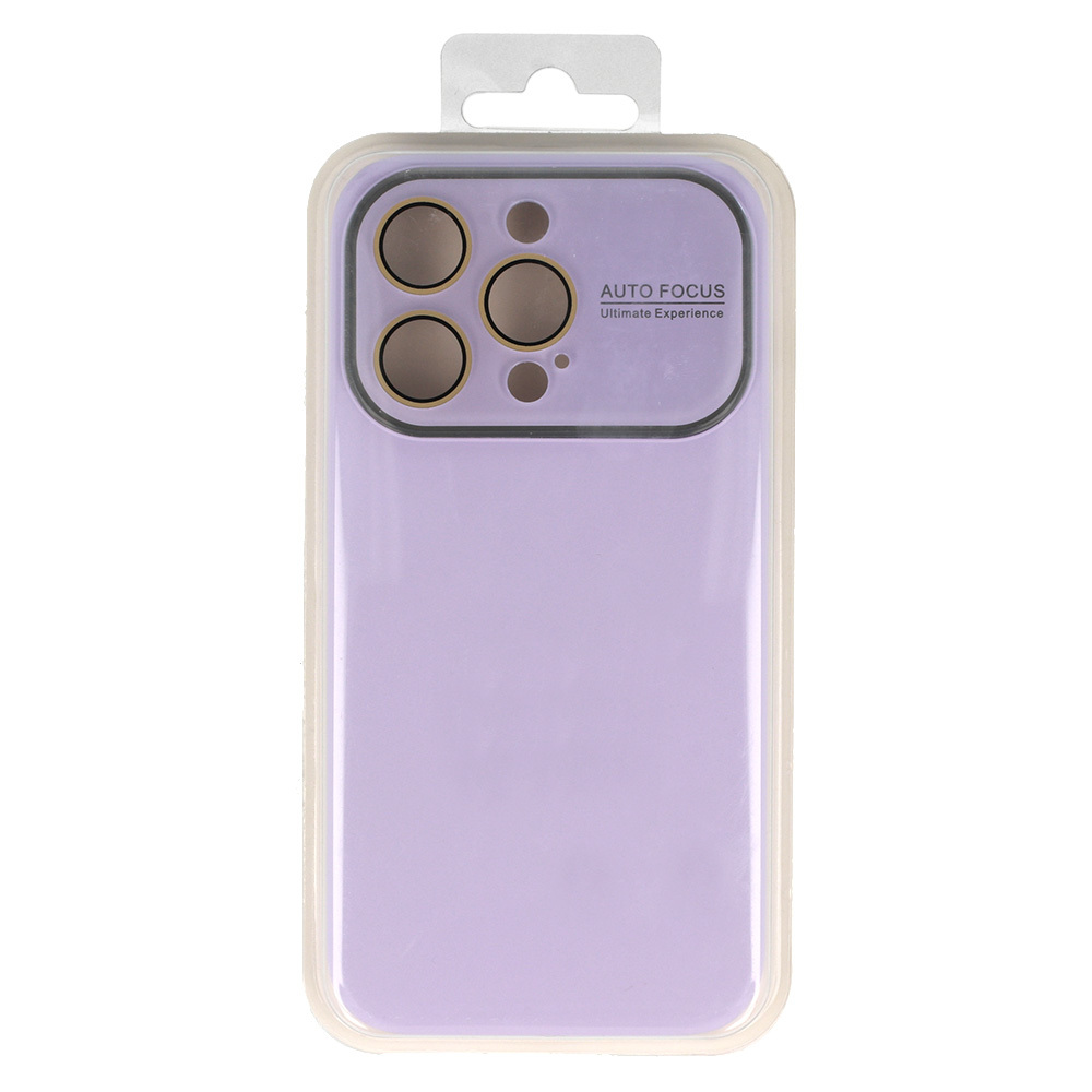 Soft Silicone Lens Case do Iphone 11 jasnofioletowy