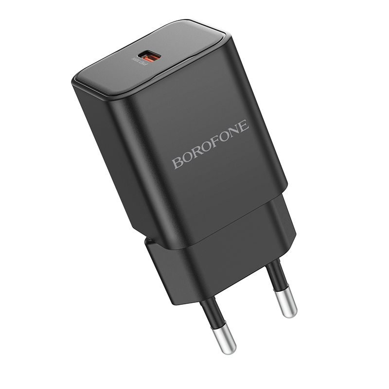 Borofone síťová nabíječka BN13 Safety GaN - USB-C - PD 30W , barva černá