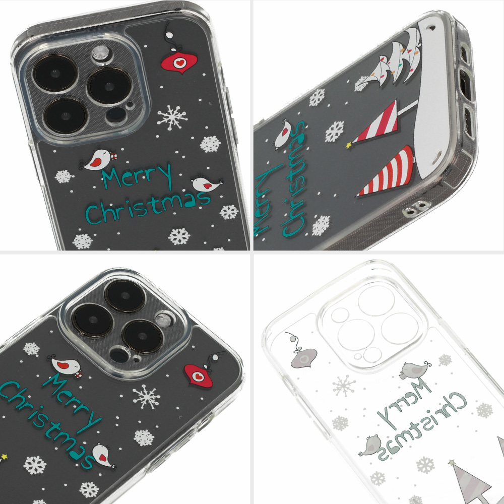 TEL PROTECT Christmas Case do Iphone 13 Pro Max Wzór 4 Clear