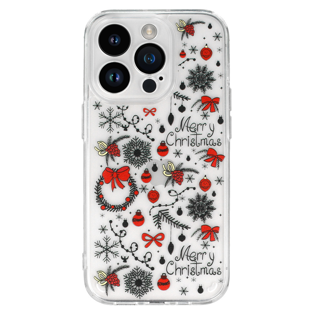 TEL PROTECT Christmas Case do Iphone 13 Pro Max Wzór 5 Clear