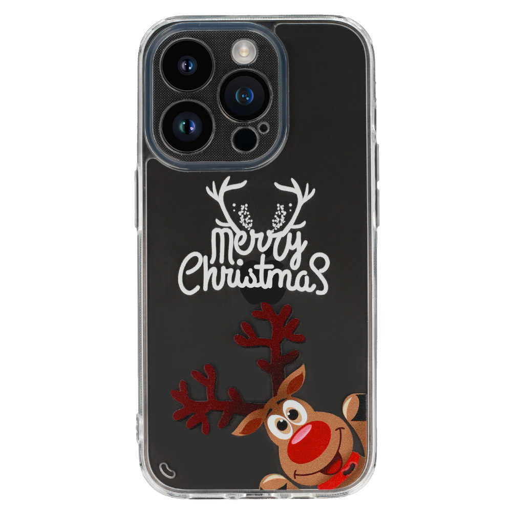 TEL PROTECT Christmas Case do Iphone 14 Pro Max Wzór 1 Clear