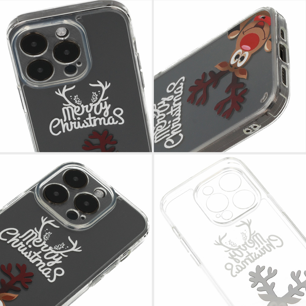 TEL PROTECT Christmas Case do Iphone 14 Pro Max Wzór 1 Clear