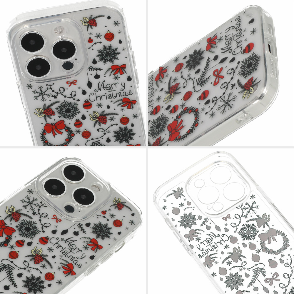TEL PROTECT Christmas Case do Iphone 15 Pro Max Wzór 5 Clear