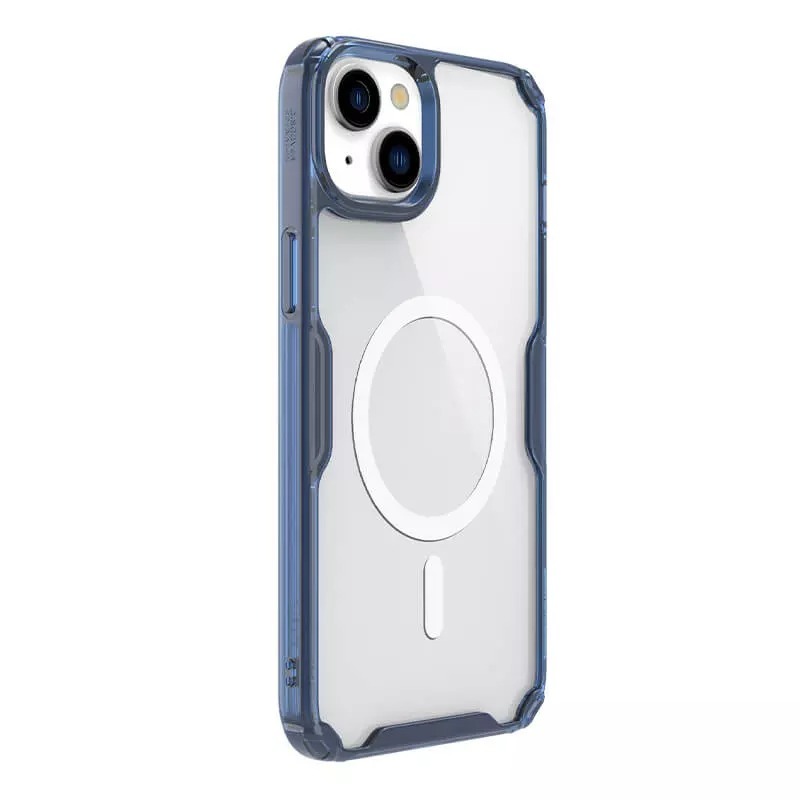 Kryt Nillkin Nature Pro Magnetic TPU Case for Apple iPhone 15 Plus , barva čirá-, barva modrá