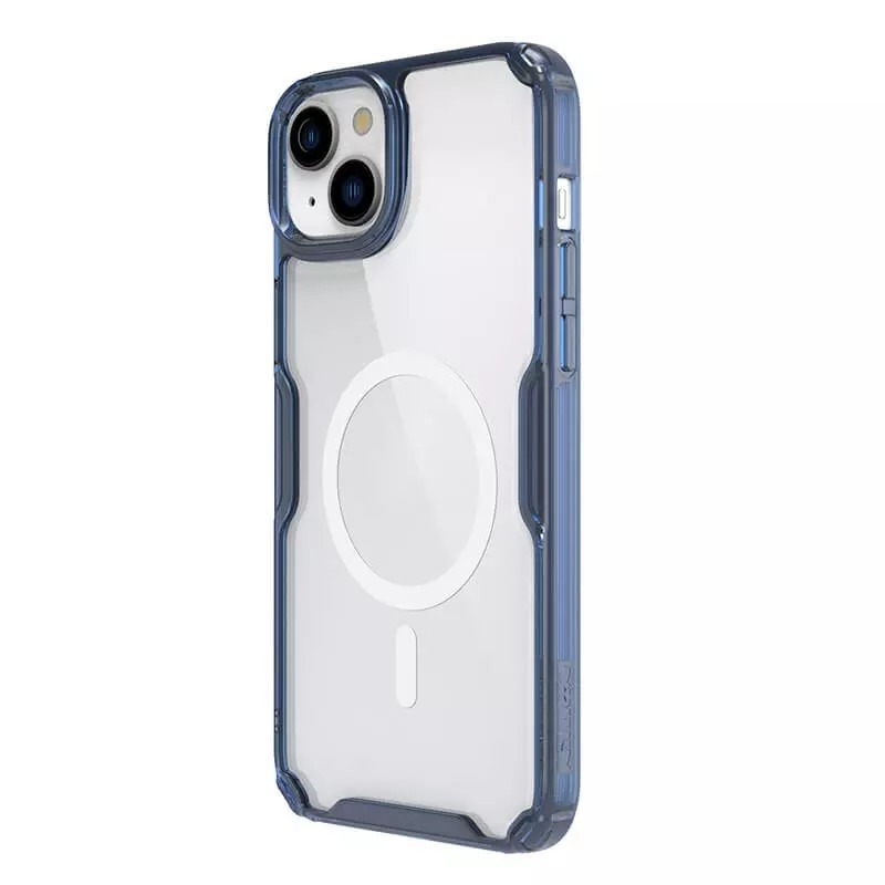 Kryt Nillkin Nature Pro Magnetic TPU Case for Apple iPhone 15 Plus , barva čirá-, barva modrá