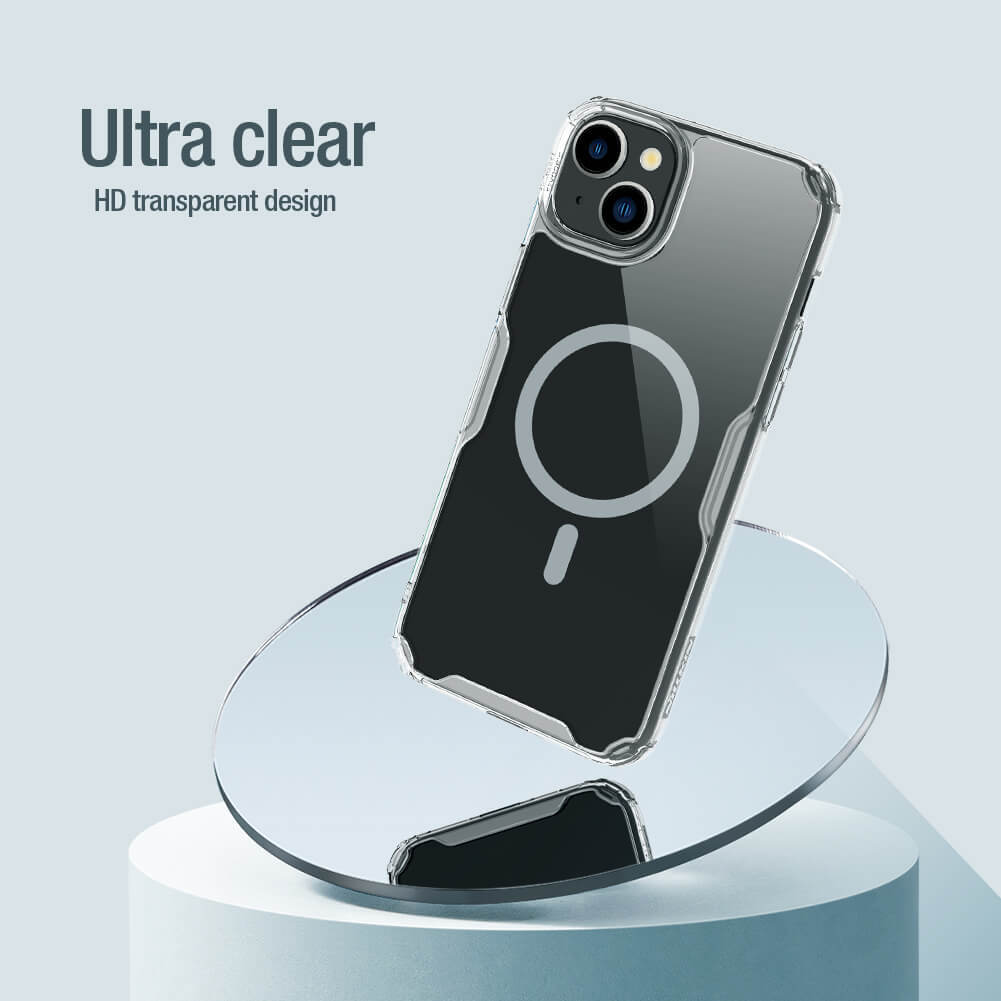 Kryt Nillkin Nature Pro Magnetic TPU Case for Apple iPhone 15 Plus , barva čirá-, barva modrá