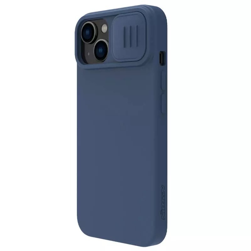 Kryt Nillkin CamShield Silky Silicone Case for Apple iPhone 15 Plus , barva modrá