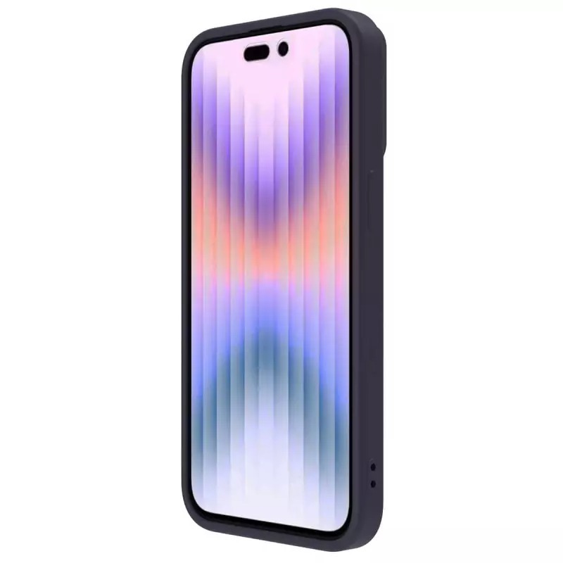 Kryt Nillkin CamShield Silky Silicone Case for Apple iPhone 15 Pro Max dark , barva fialová