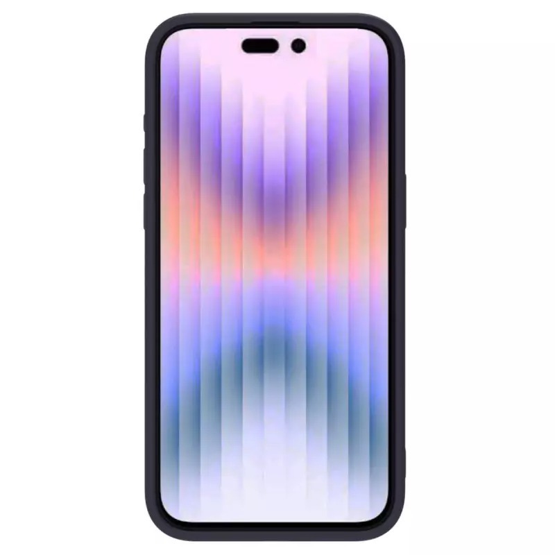 Kryt Nillkin CamShield Silky Silicone Case for Apple iPhone 15 Pro Max dark , barva fialová