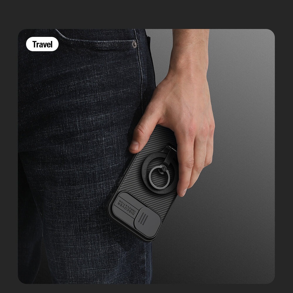 Etui Nillkin CamShield Pro Magnetic do Iphone 15 Plus niebieski