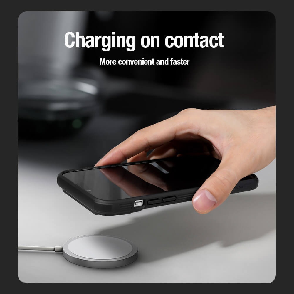 Etui Nillkin CamShield Pro Magnetic do Iphone 15 Plus niebieski