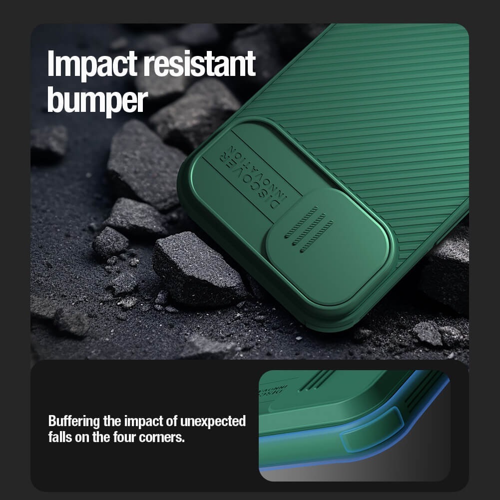 Etui Nillkin CamShield Pro Magnetic do Iphone 15 Plus niebieski