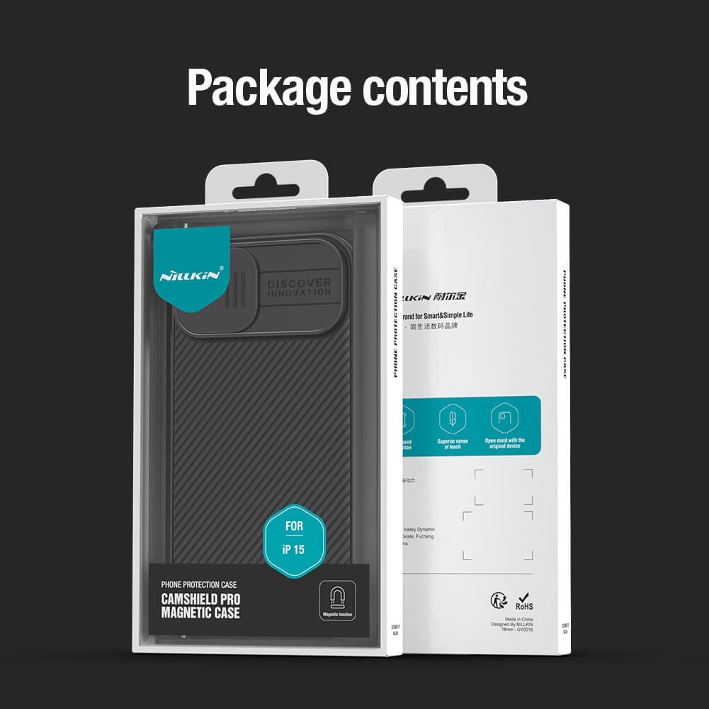 Etui Nillkin CamShield Pro Magnetic do Iphone 15 Plus niebieski