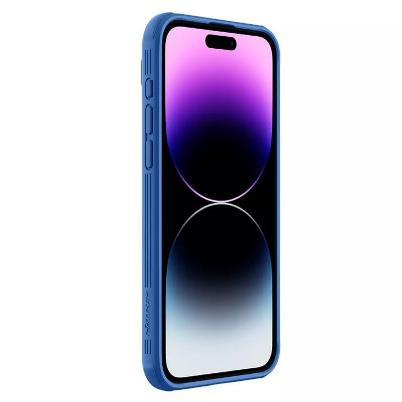 Etui Nillkin CamShield Pro PC+TPU do Iphone 15 Pro Max niebieski