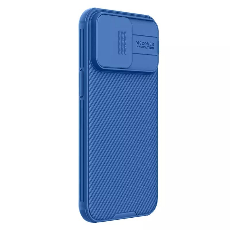 Etui Nillkin CamShield Pro PC+TPU do Iphone 15 Pro Max niebieski