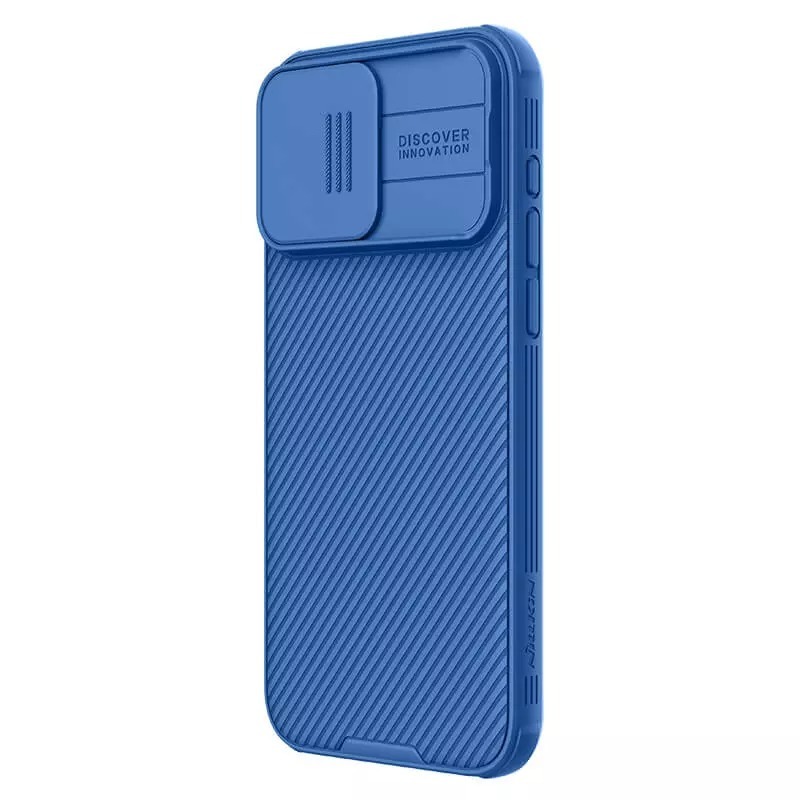 Etui Nillkin CamShield Pro PC+TPU do Iphone 15 Pro Max niebieski