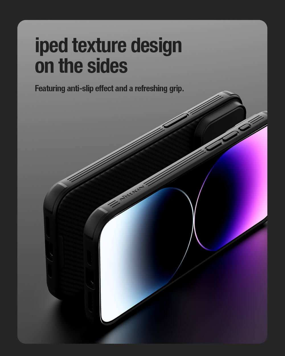 Etui Nillkin CamShield Pro PC+TPU do Iphone 15 Pro Max niebieski
