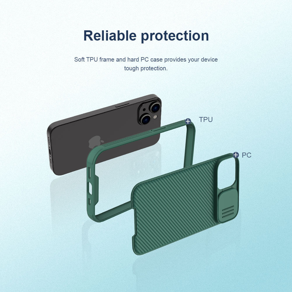 Etui Nillkin CamShield Pro PC+TPU do Iphone 14 Plus czarny
