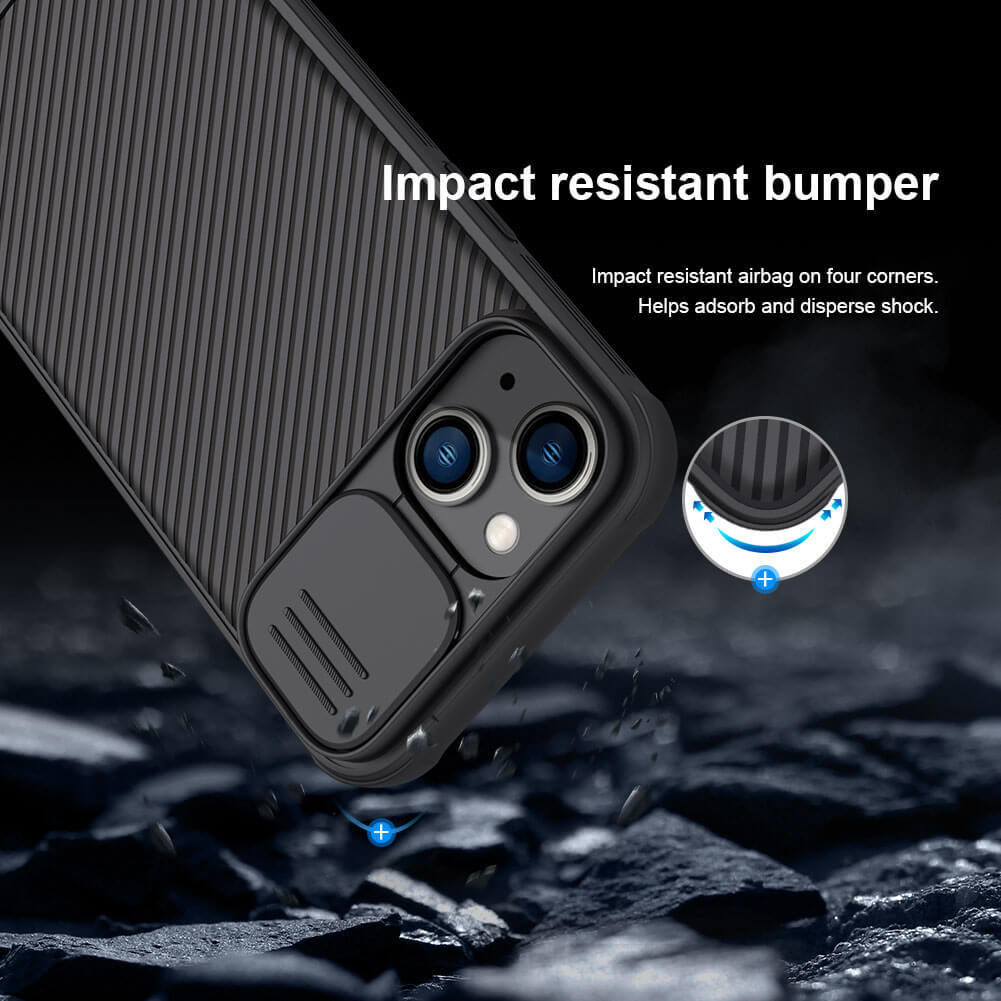Etui Nillkin CamShield Pro PC+TPU do Iphone 14 Plus czarny