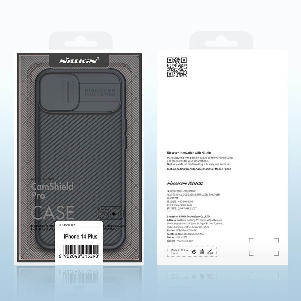 Etui Nillkin CamShield Pro PC+TPU do Iphone 14 Plus czarny