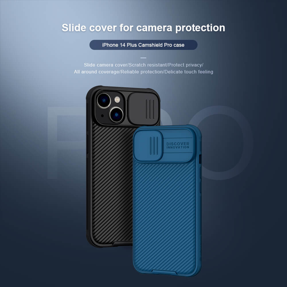 Etui Nillkin CamShield Pro PC+TPU do Iphone 14 Plus czarny